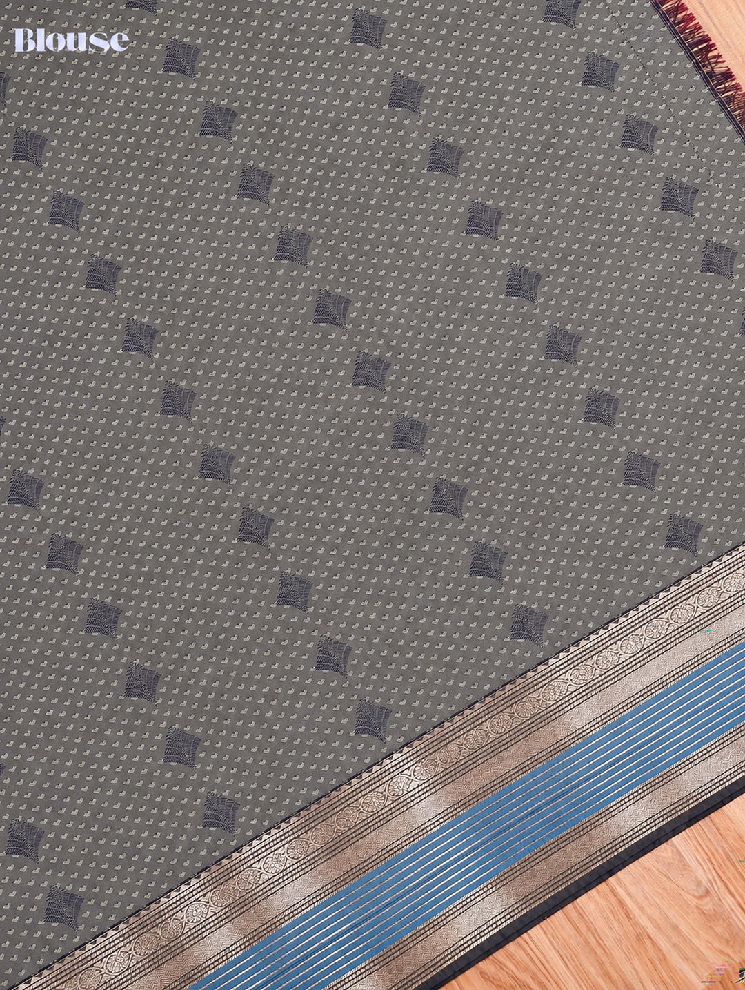 Mythili — Sage Green Tana Art Silk Saree