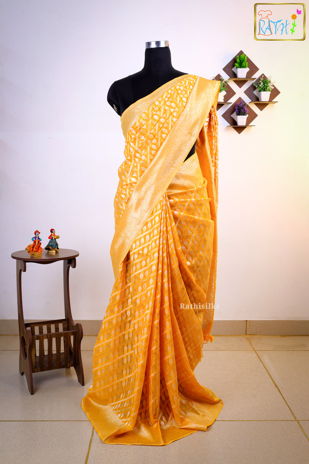 Synthetic Organza Saree