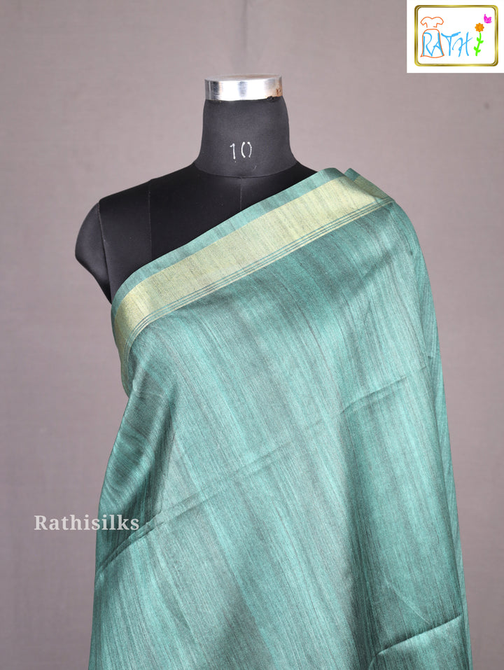 Graceful Green Synthetic Saree