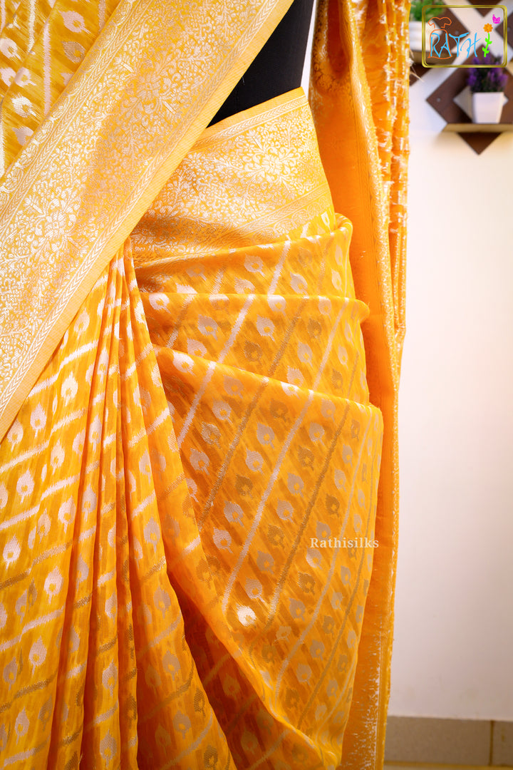 Synthetic Organza Saree