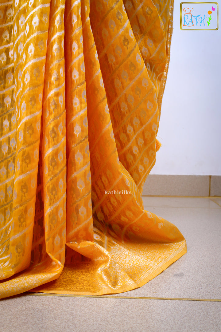 Synthetic Organza Saree