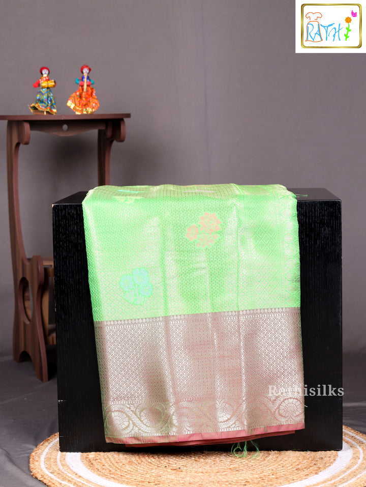 Light Green Art Silk Saree