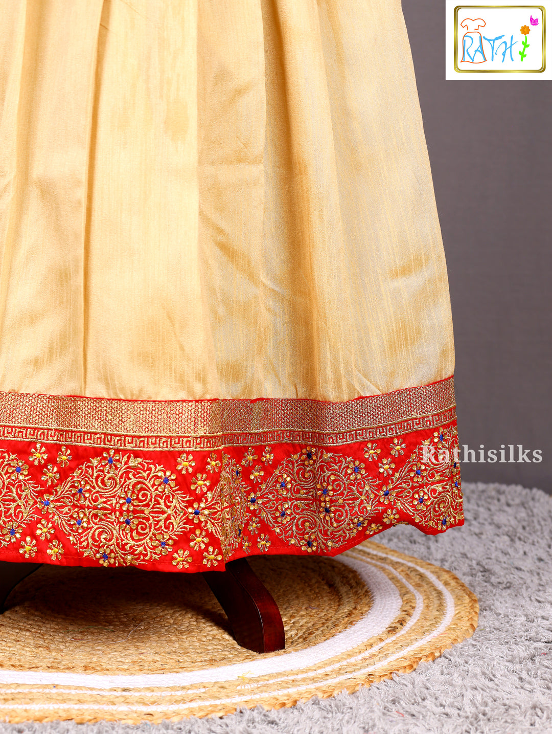Embroidered Pavadai Set