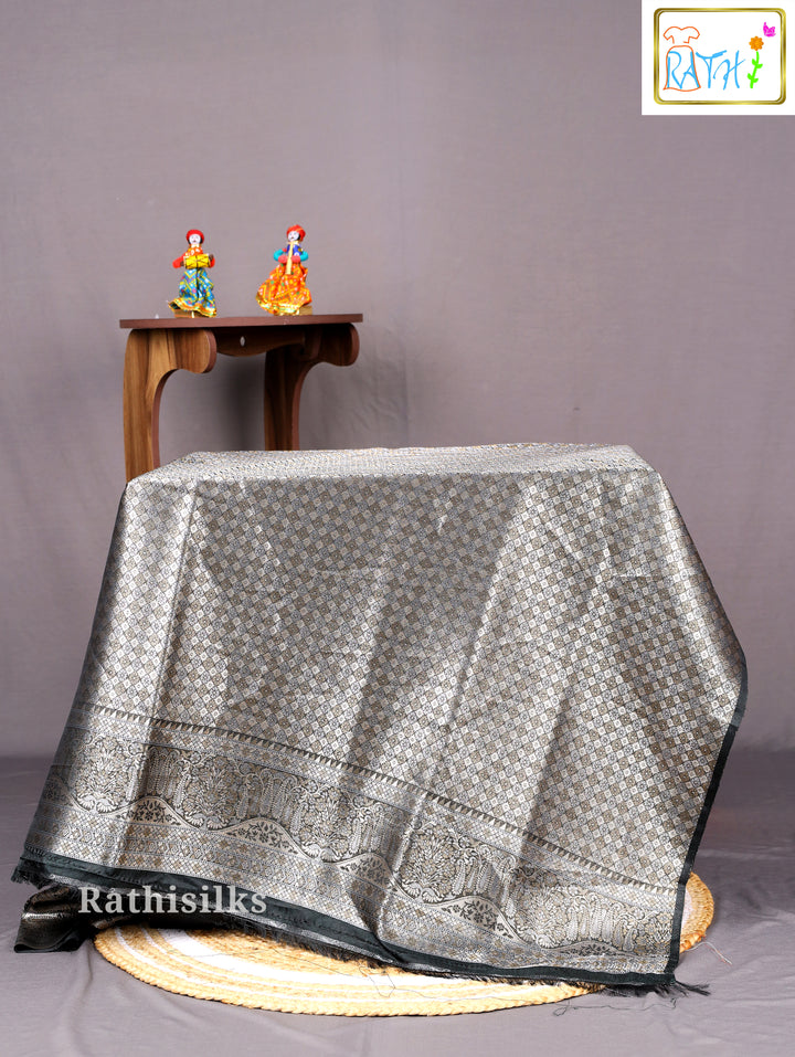 Elegant Peach Art Silk Saree