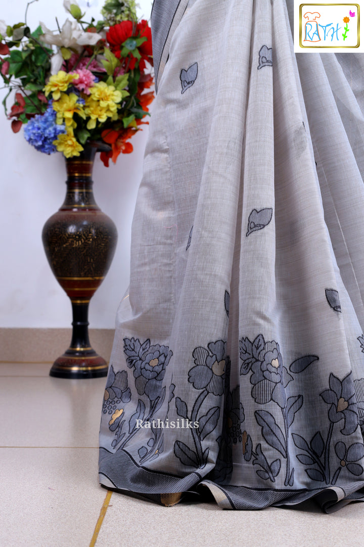 Synthetic Cotton Saree