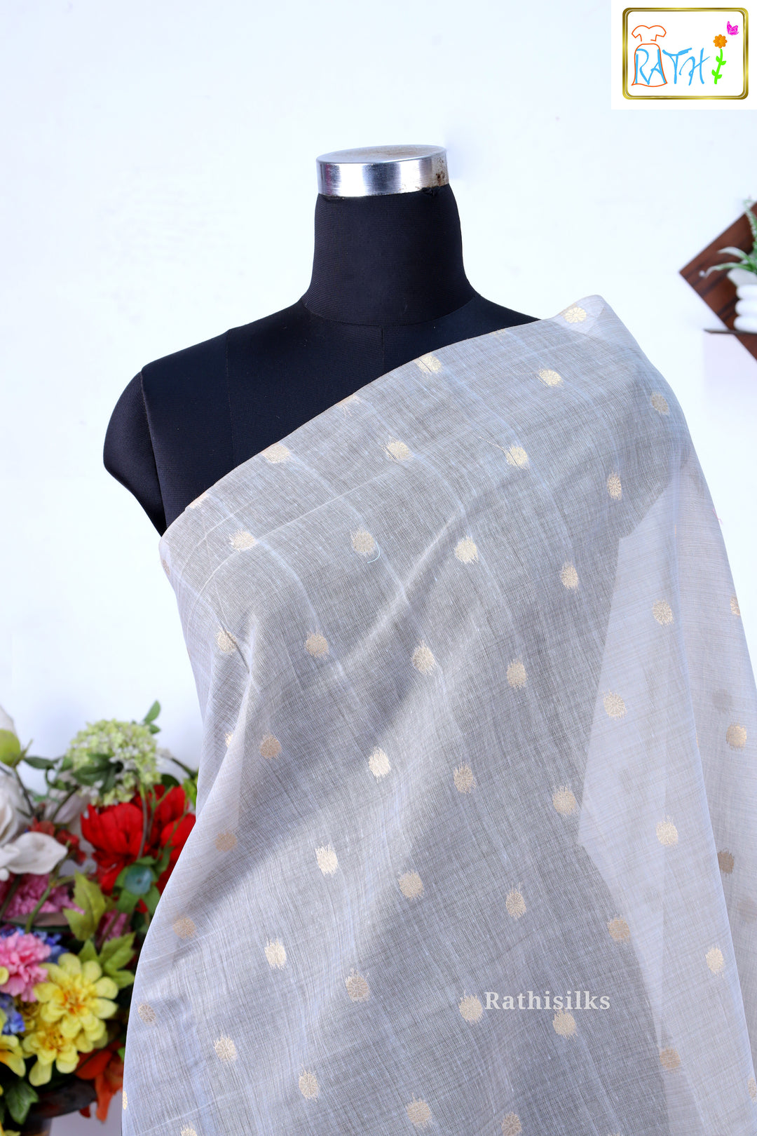 Synthetic Cotton Saree