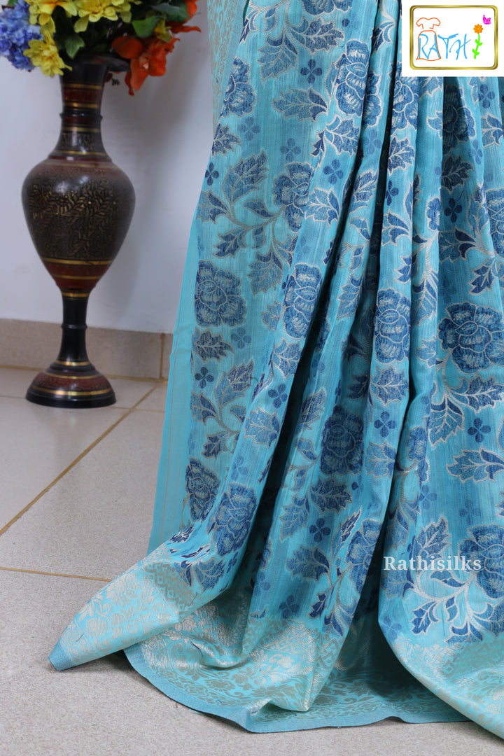 Synthetic Raw Silk Saree