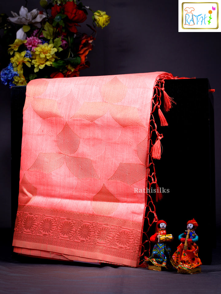 Synthetic Cotton Oreo Saree