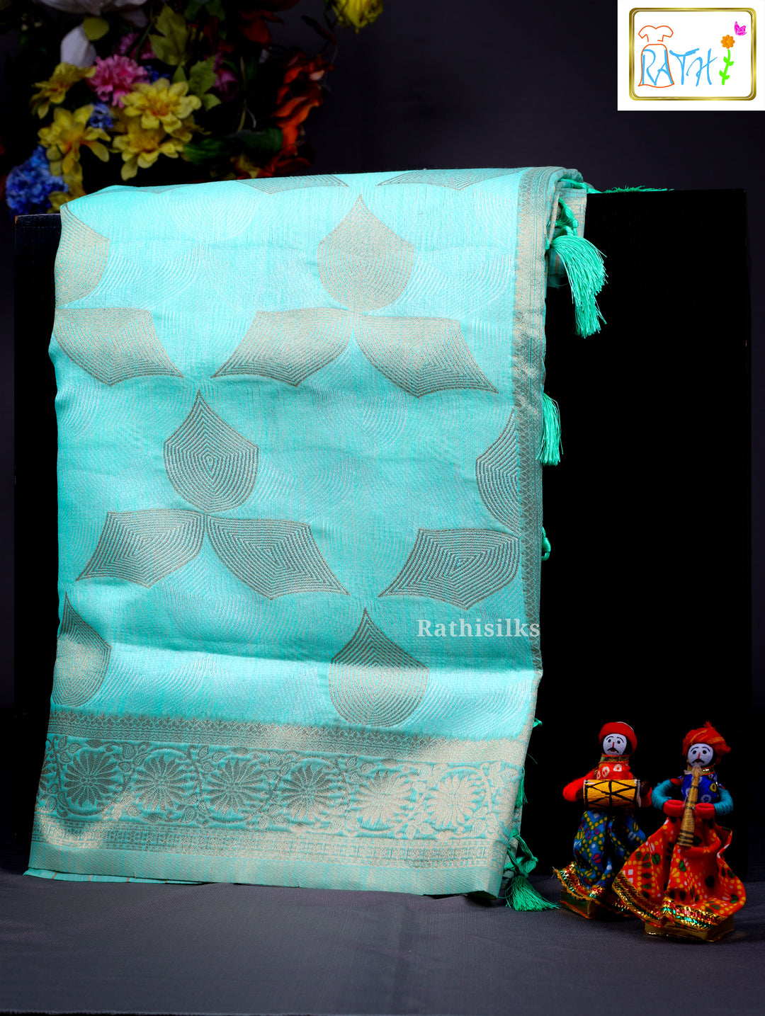 Synthetic Cotton Oreo Saree