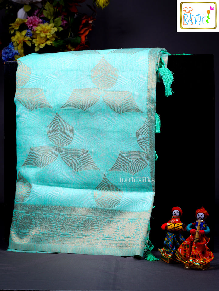 Synthetic Cotton Oreo Saree