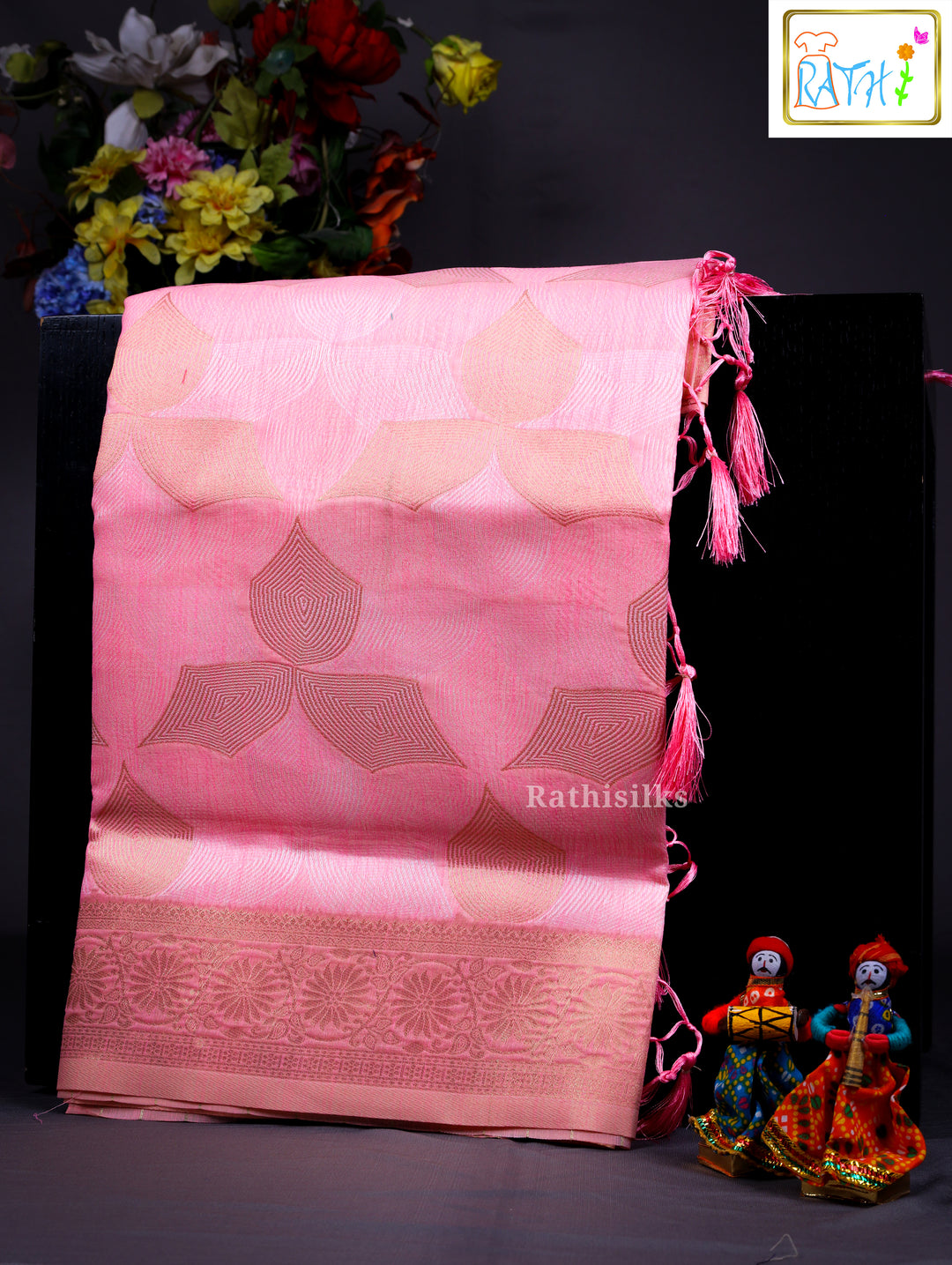 Synthetic Cotton Oreo Saree