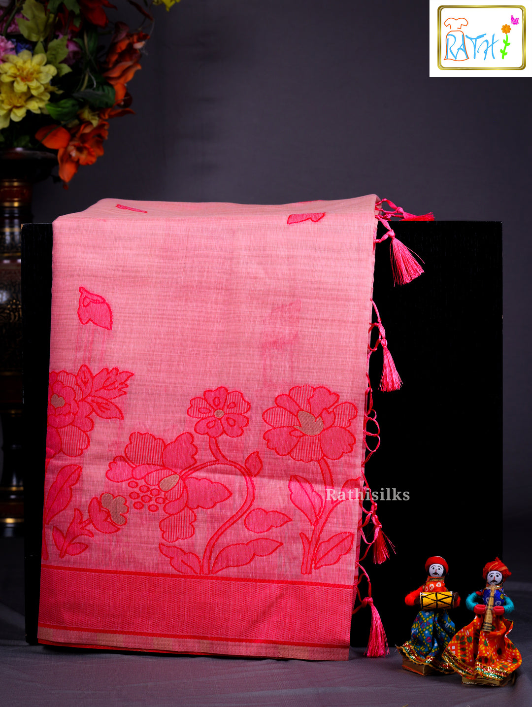 Synthetic Cotton Saree