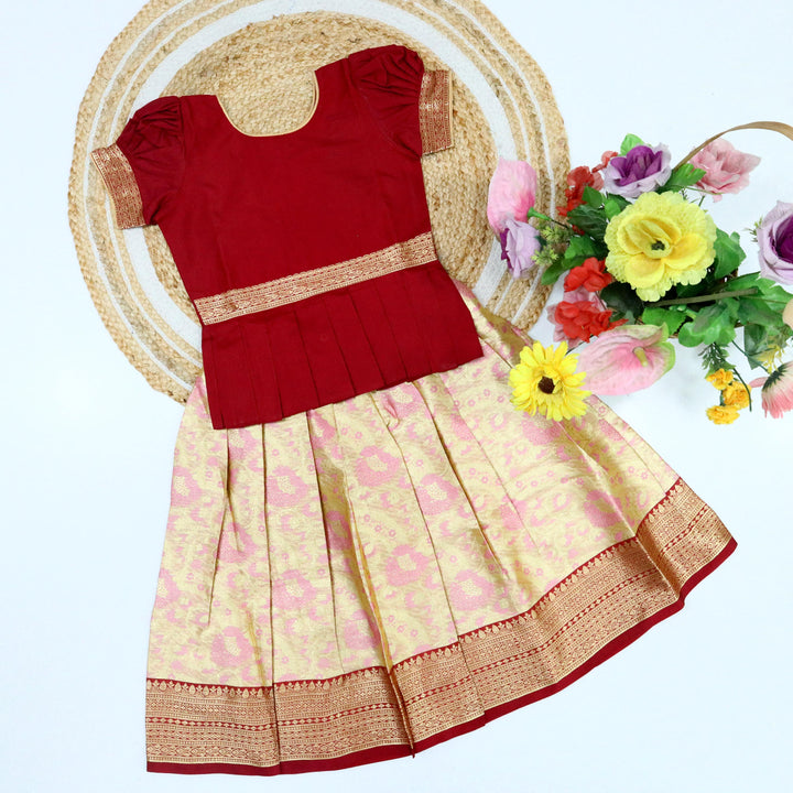 Nimisha Frill Pavadai Set