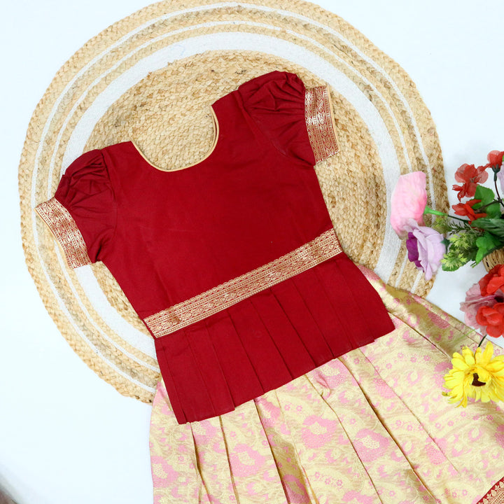 Nimisha Frill Pavadai Set