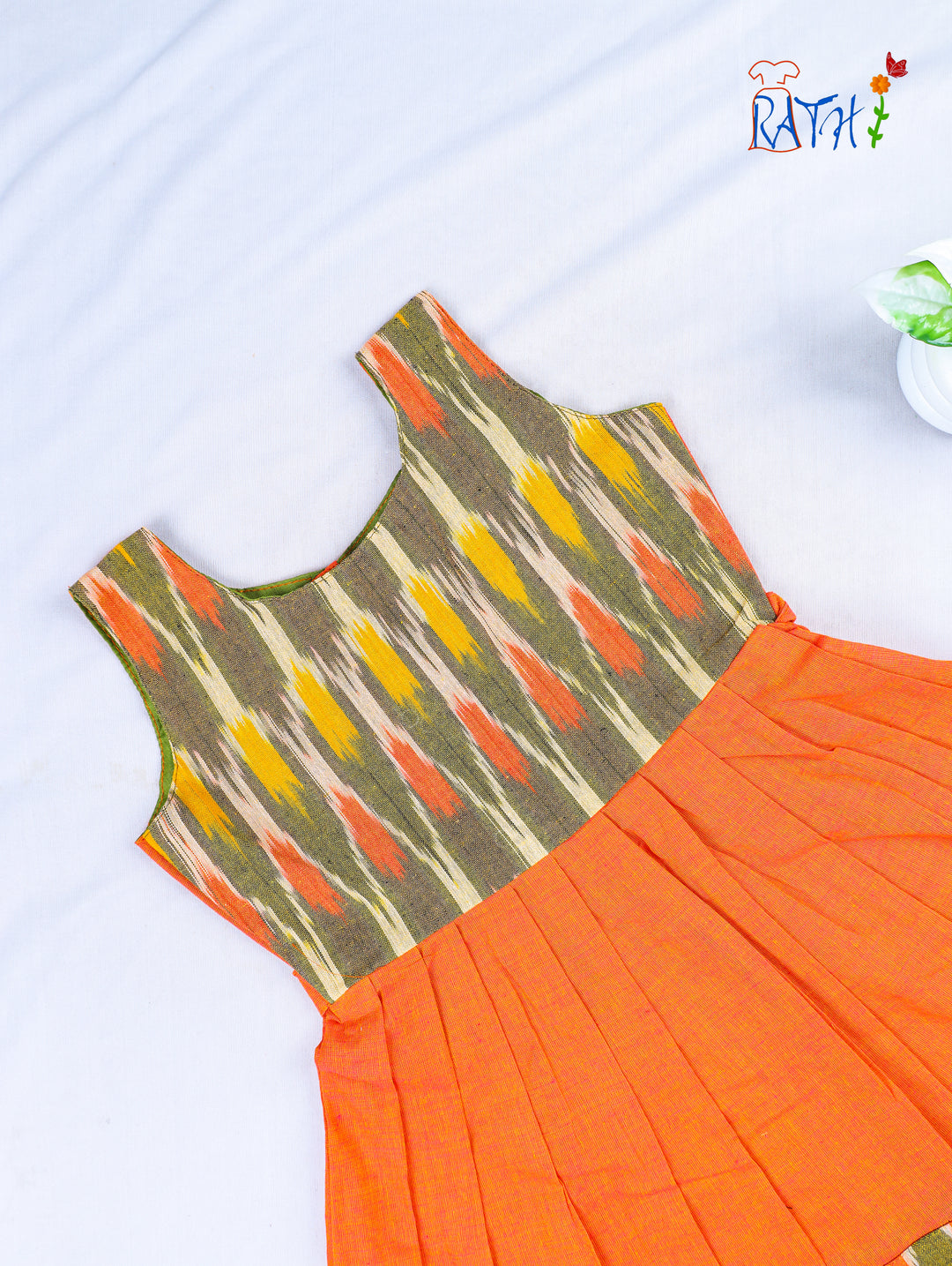 Ikat Charm Mangalagiri Frock