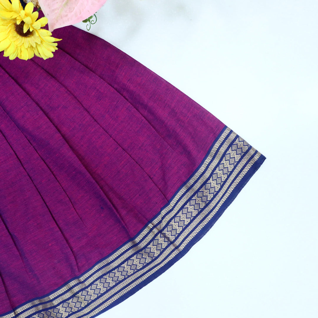 Mangalagiri Plain Pavadai Set