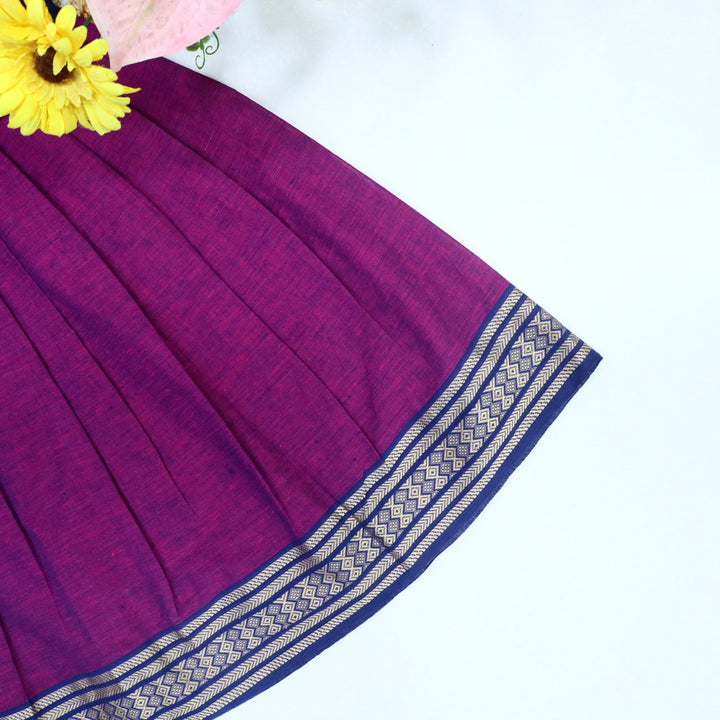 Mangalagiri Plain Pavadai Set