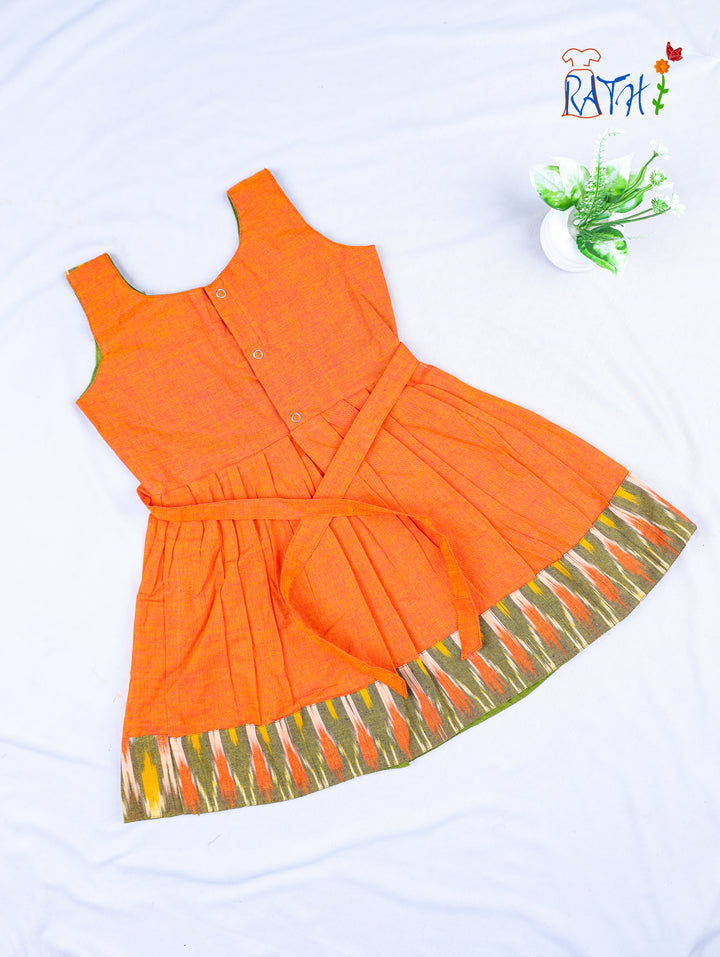 Ikat Charm Mangalagiri Frock
