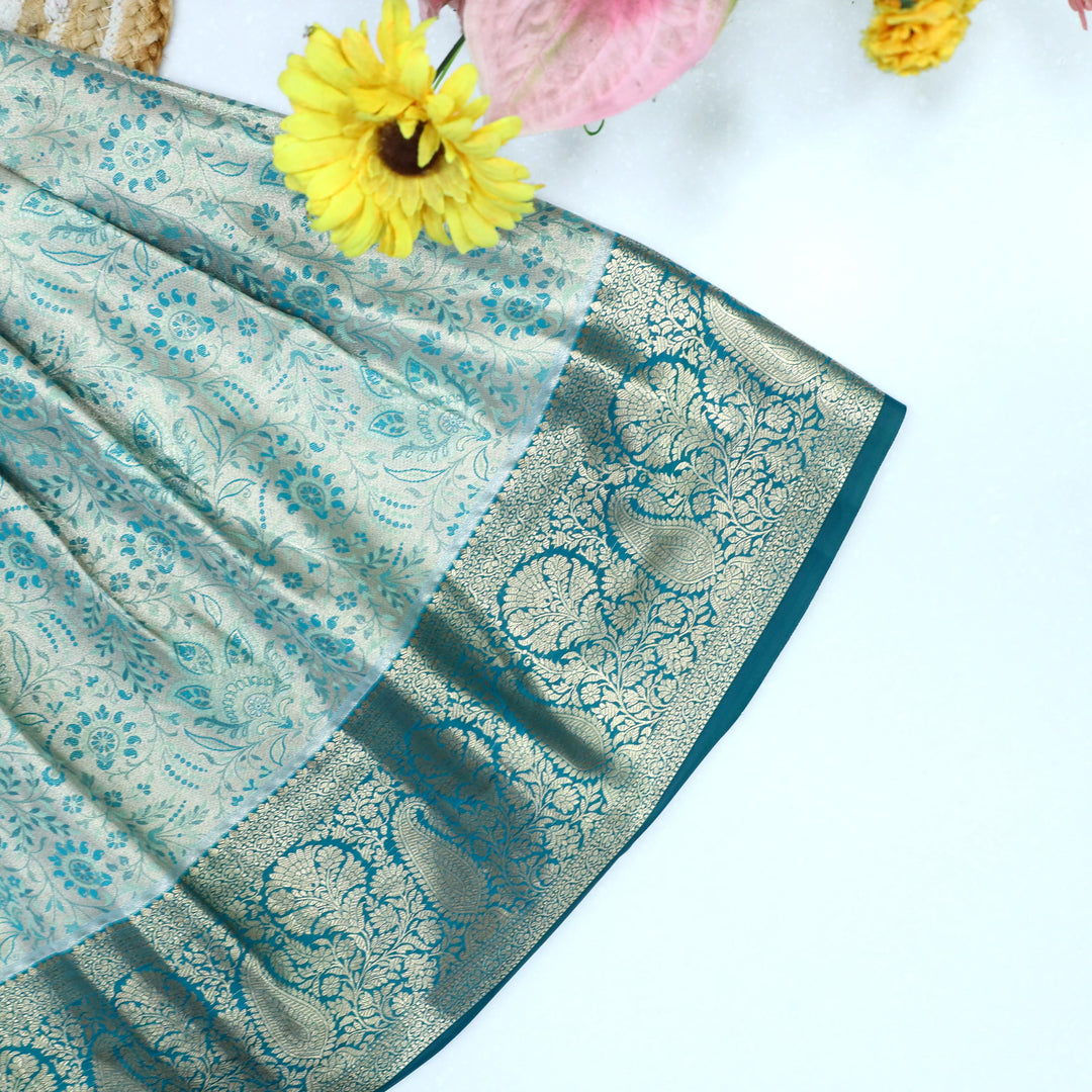 Sara Crop Top Pavadai Set