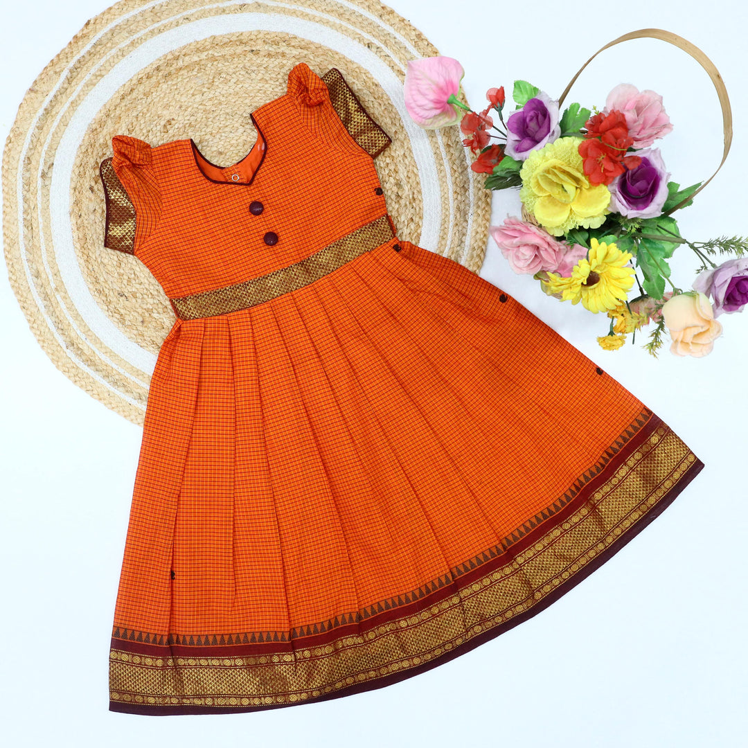 Cotton long frock