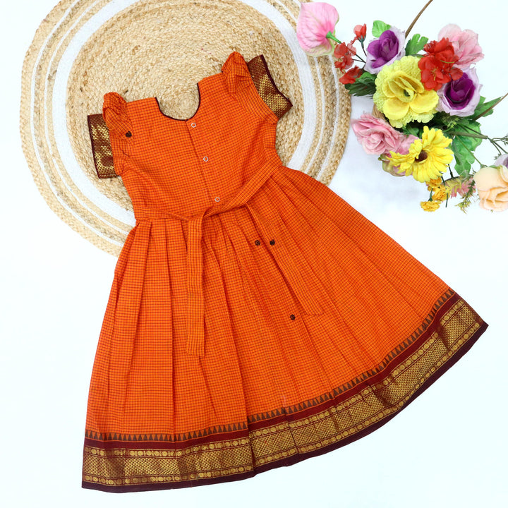 Cotton long frock