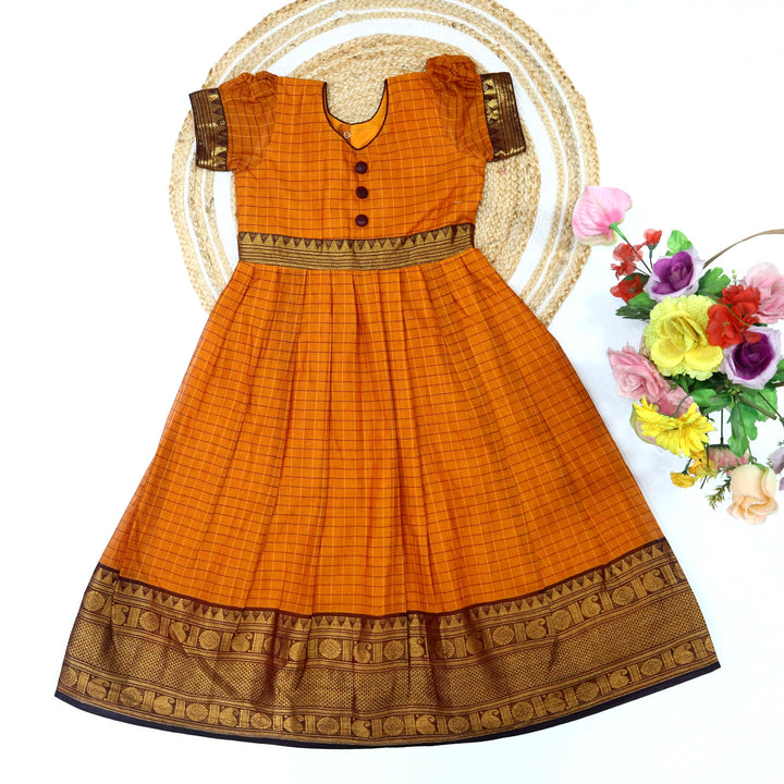 Cotton long frock