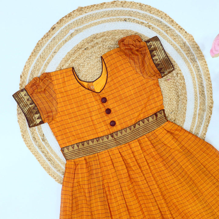 Cotton long frock