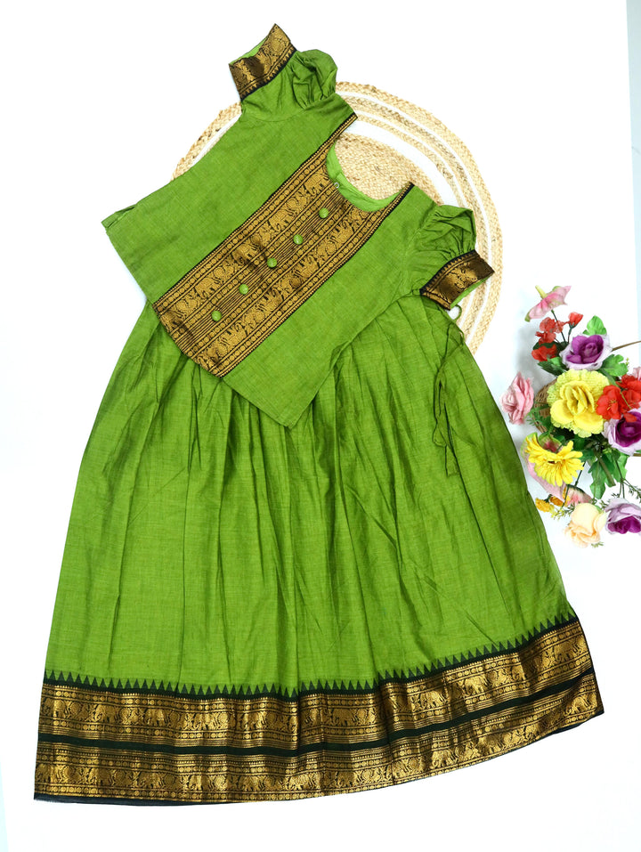 Thari Cotton Pavadai Set