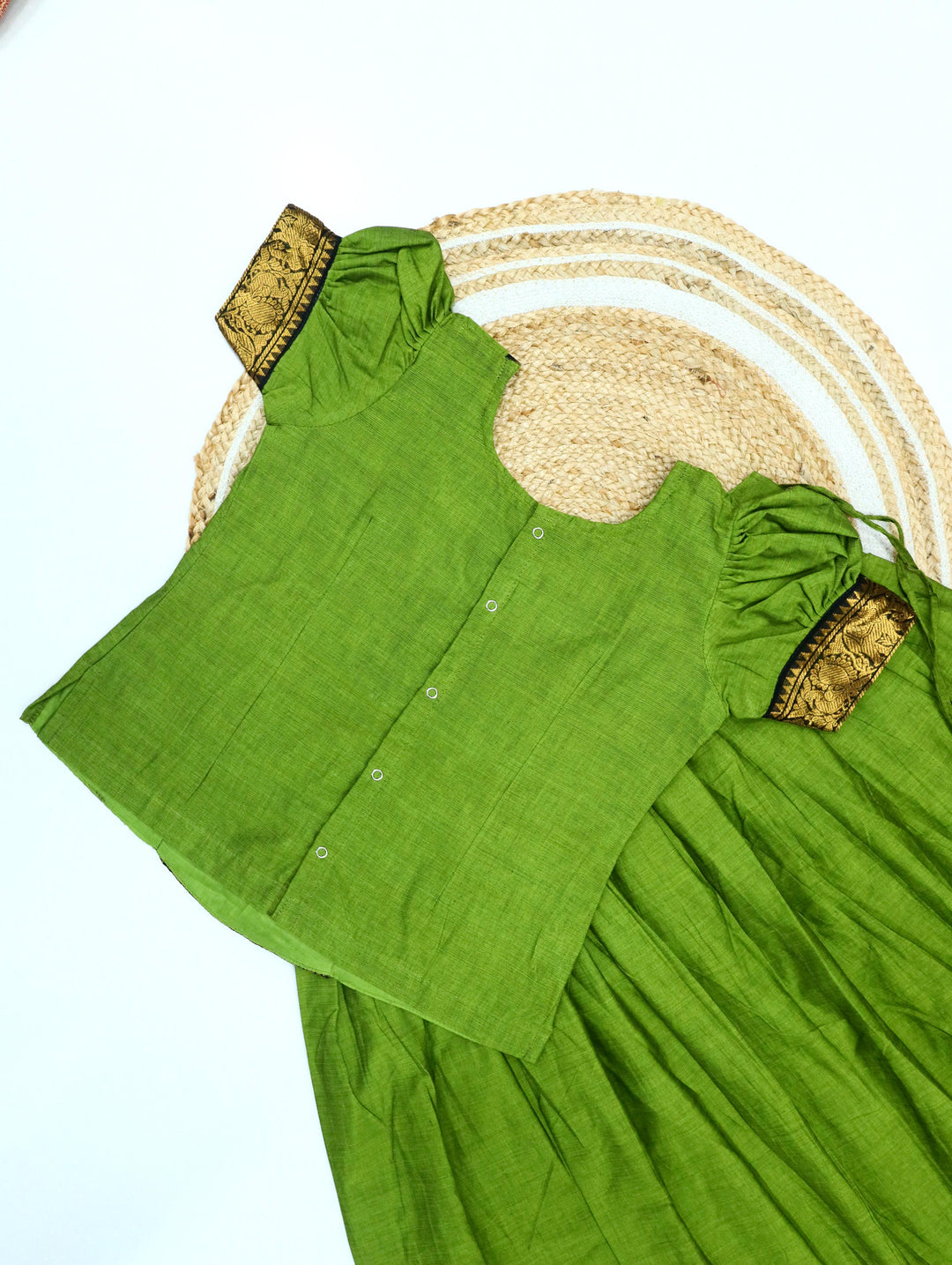 Thari Cotton Pavadai Set