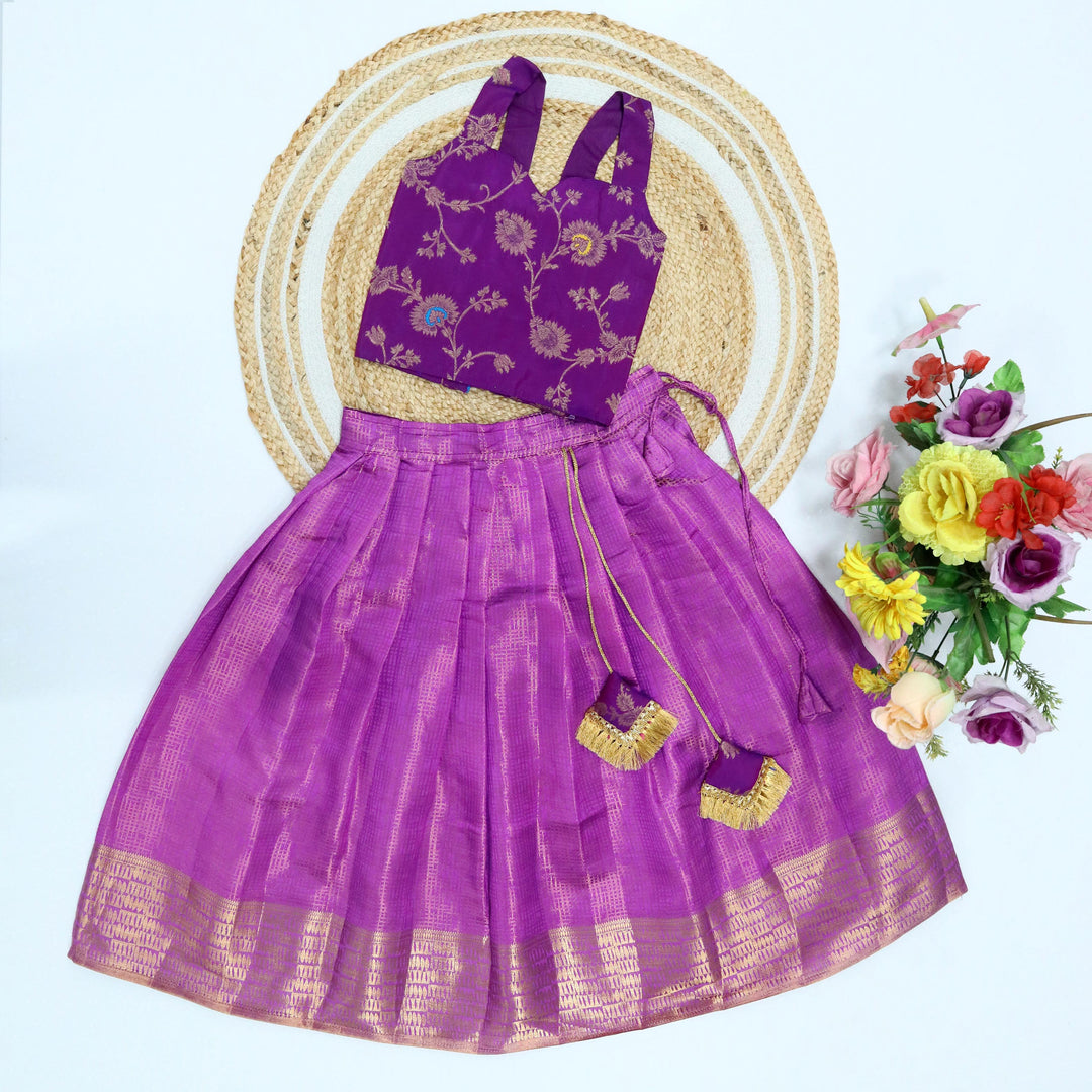 Kazal Sonal Pavadai Set