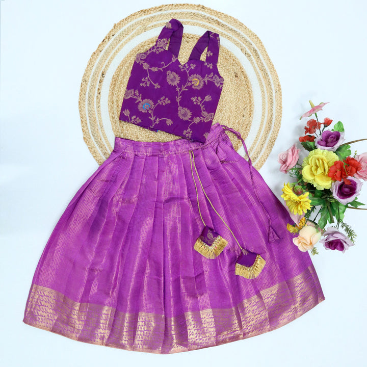Kazal Sonal Pavadai Set