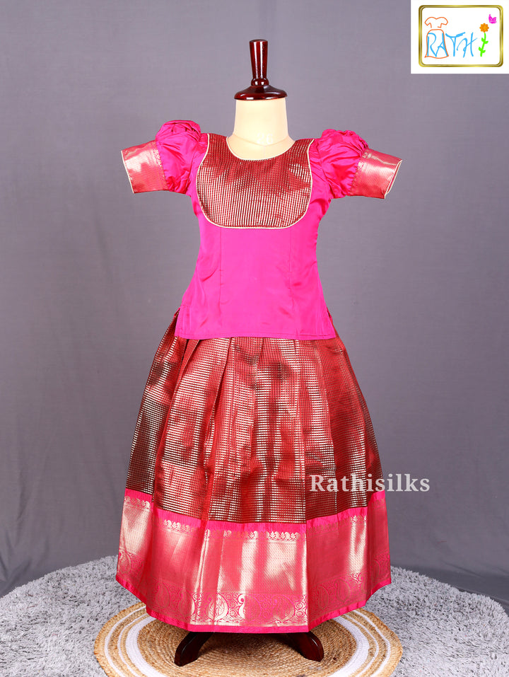 Karishma Top Tissue Pavadai Set