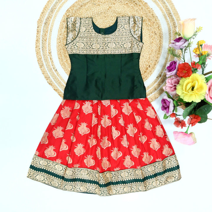 Fancy SJ Pavadai Set