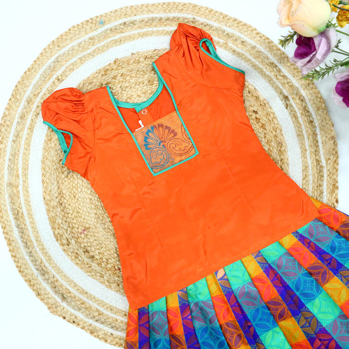 Tana Embossed Pavadai Set