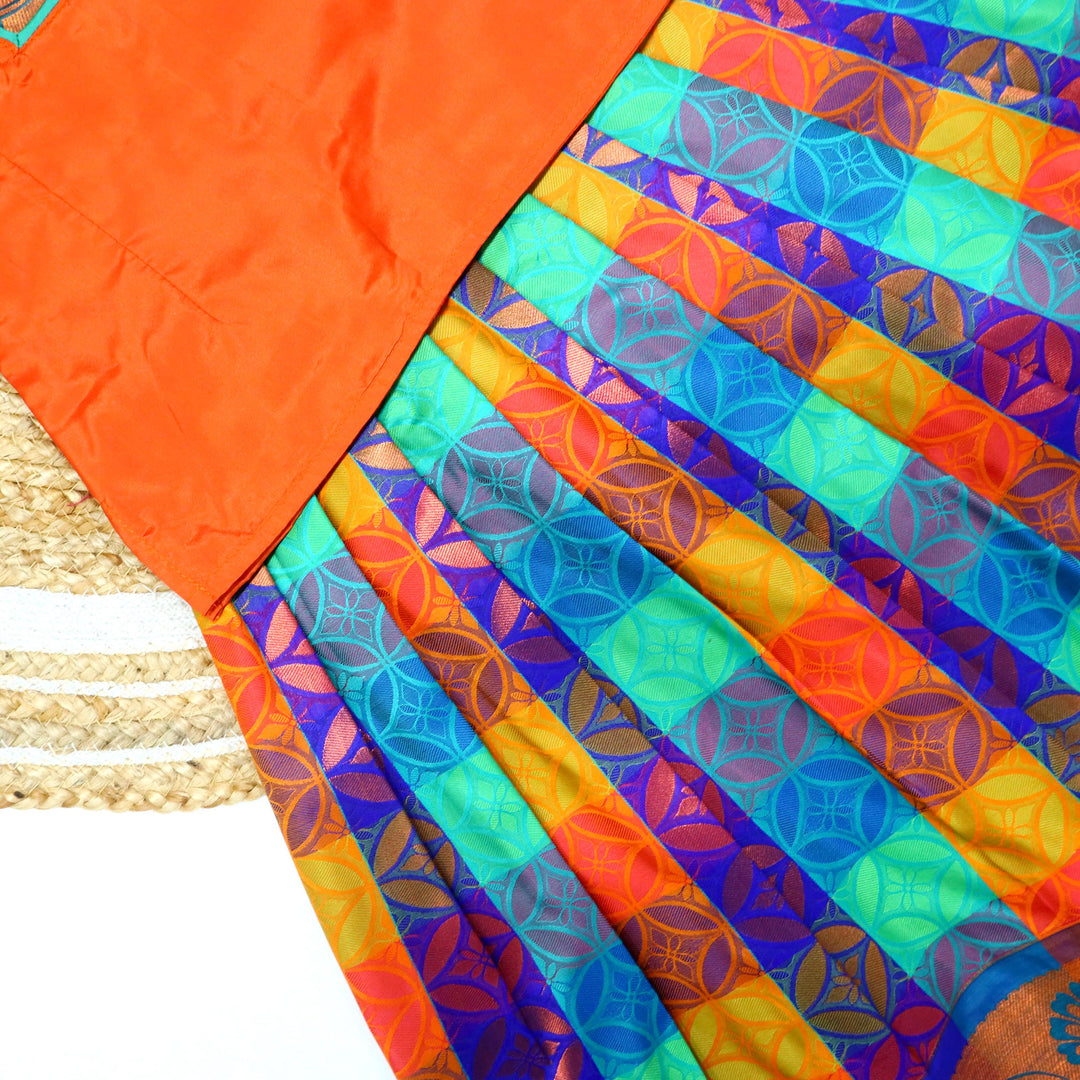 Tana Embossed Pavadai Set