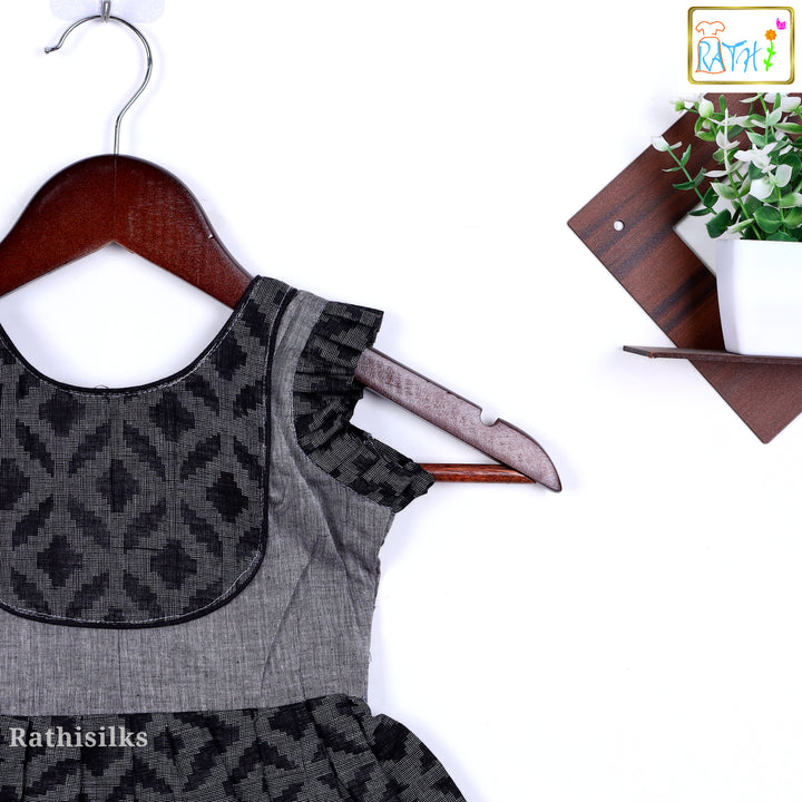 Ikat Cotton Frock
