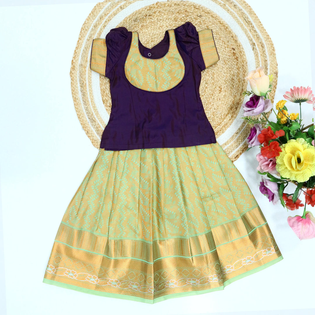 New Art Jacquard Pavadai Set