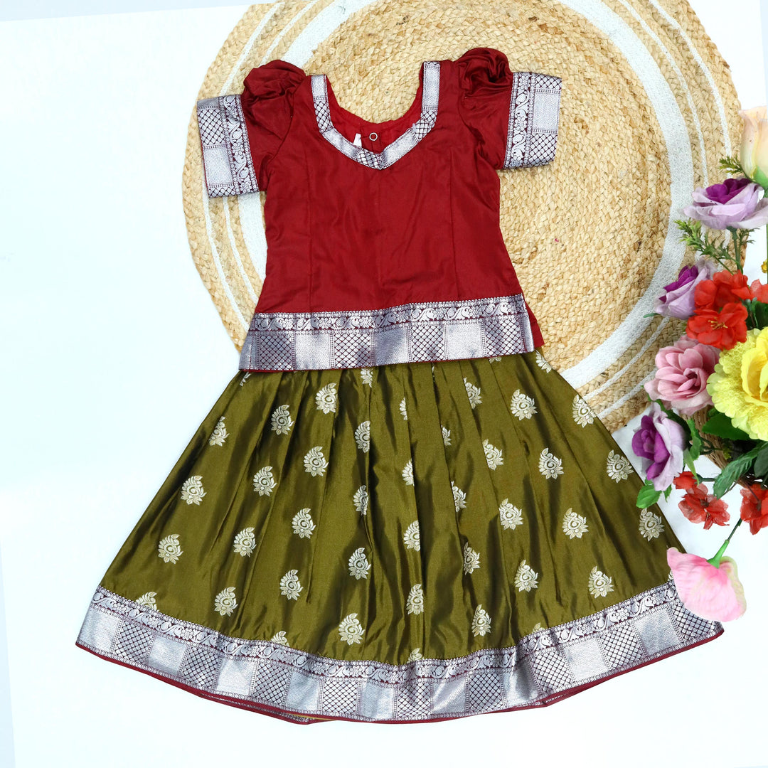 Fancy SJ Pavadai Set