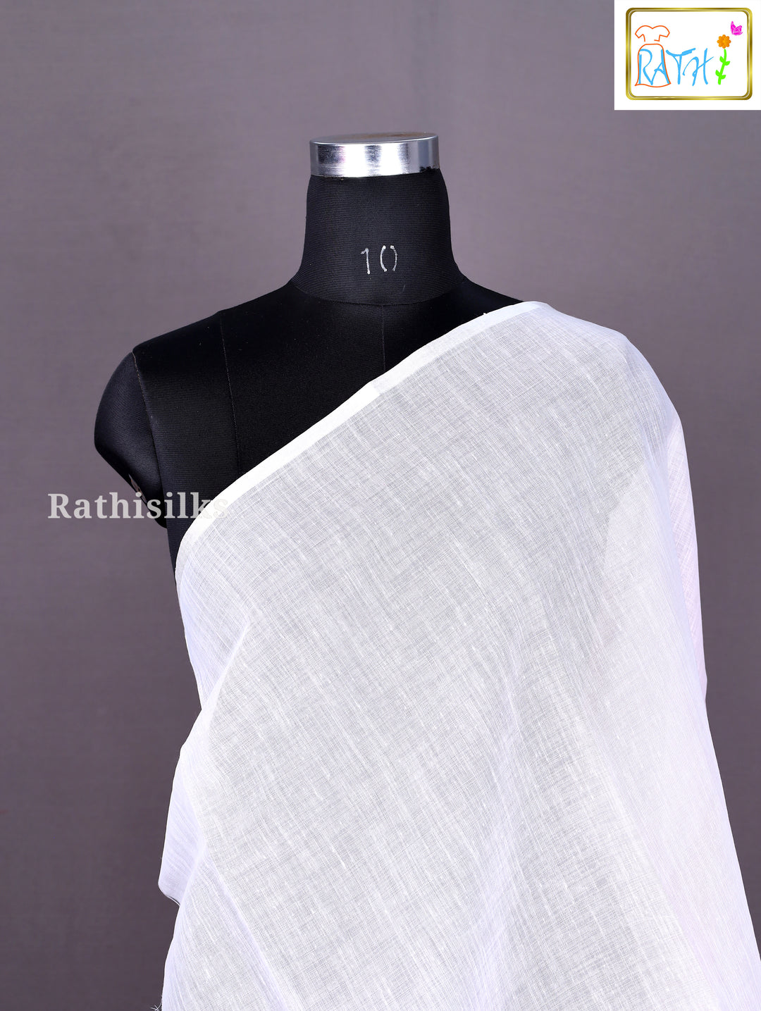 Linen Cotton Printed Saree