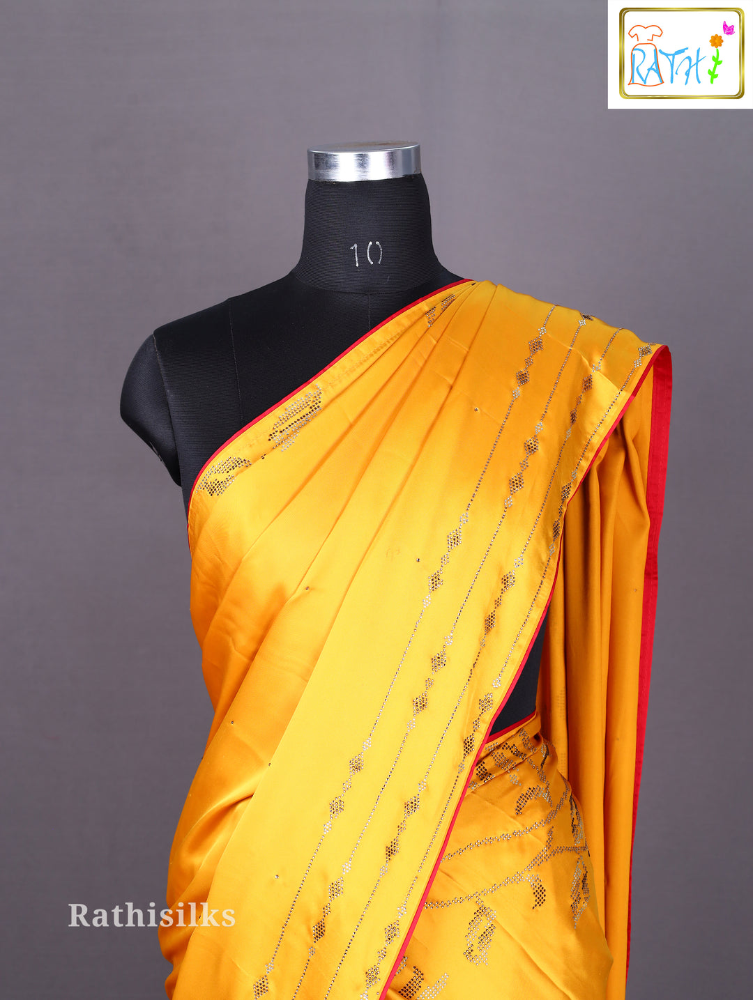 Elegant Satin Finish Saree
