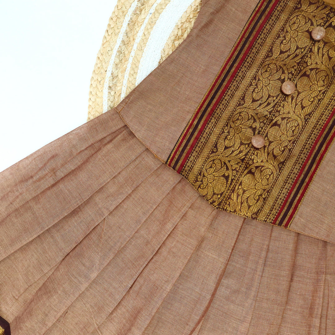 Thari Cotton Pavadai Set