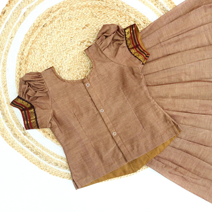 Thari Cotton Pavadai Set