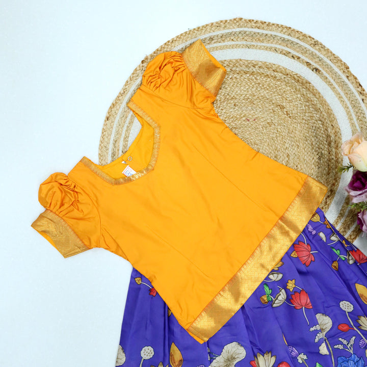 Digital Print Pavadai Set