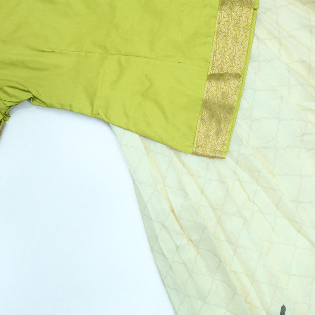 Digital Print Pavadai Set