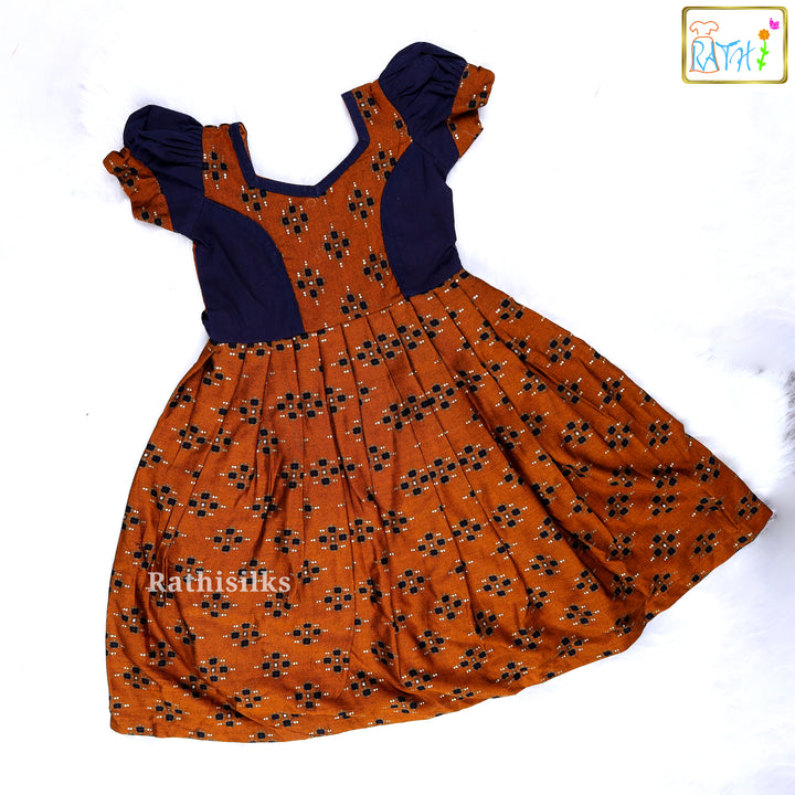 Elegant Handloom Cotton Frock