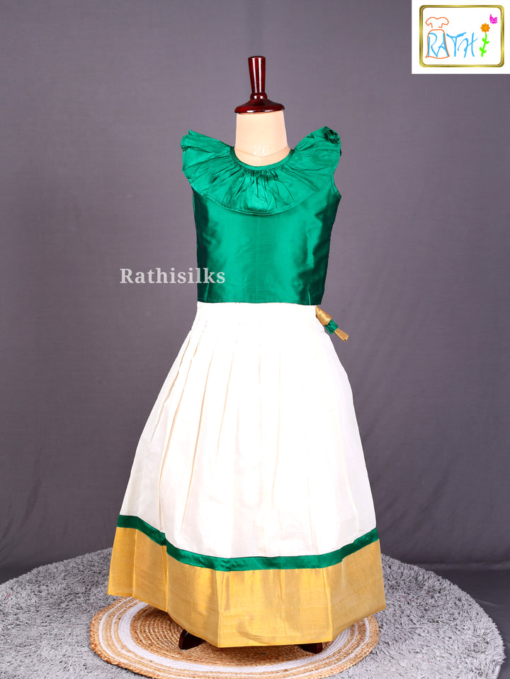 Karishma Top with Kerala Pavadai Set