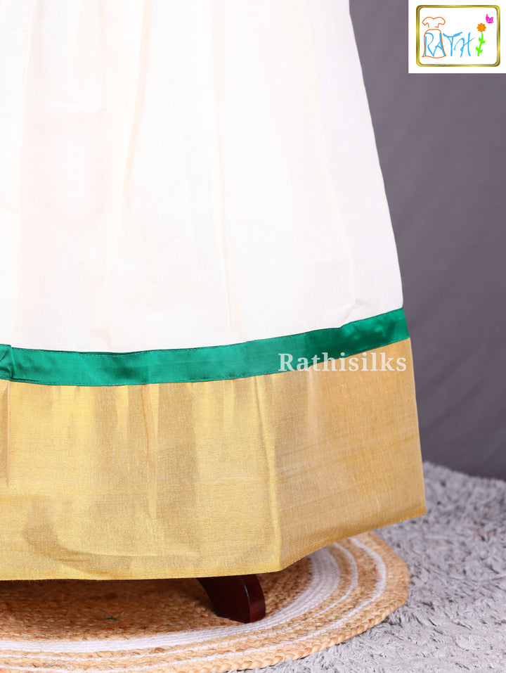 Karishma Top with Kerala Pavadai Set