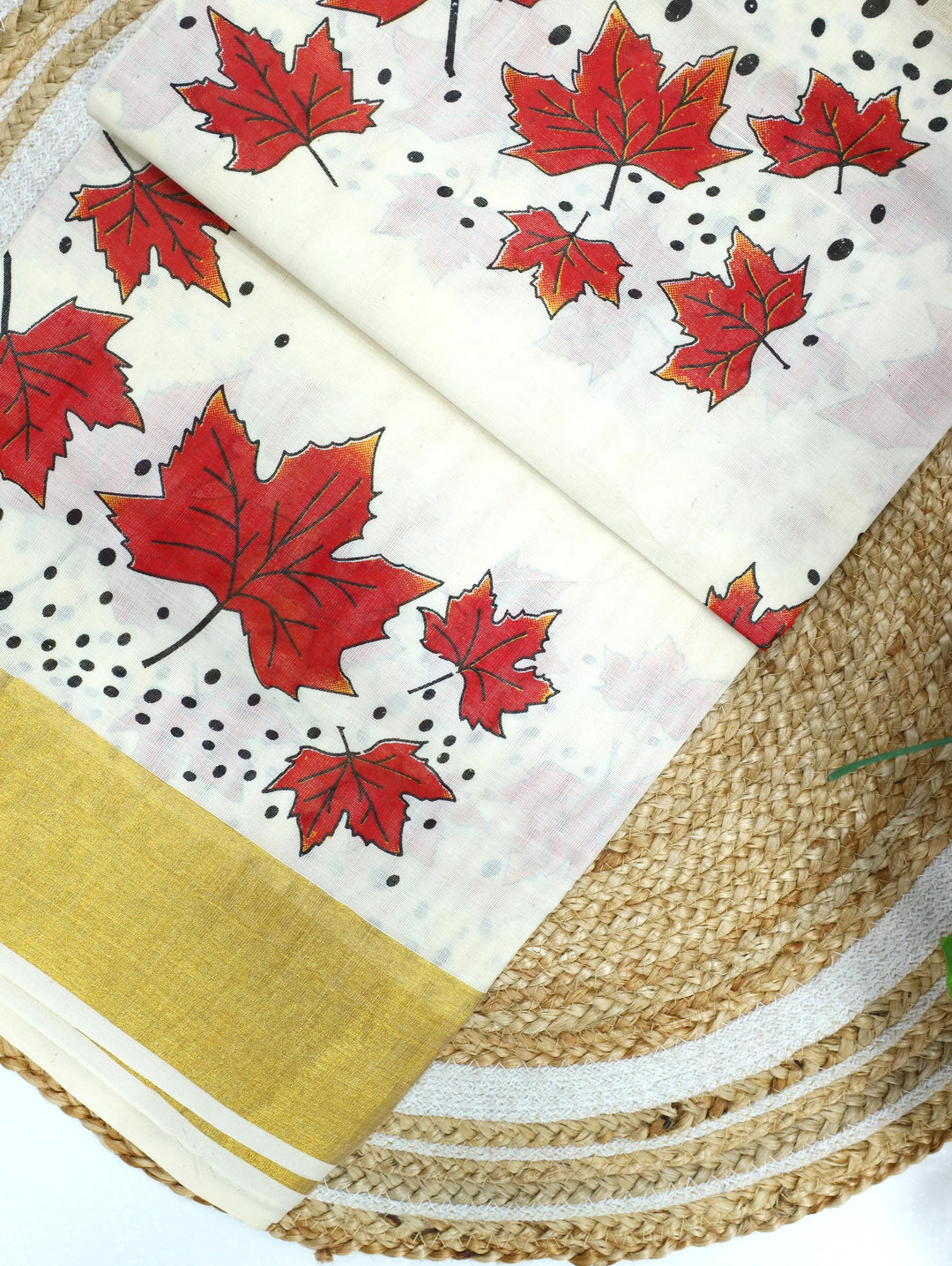 Cotton Kerala Print Saree