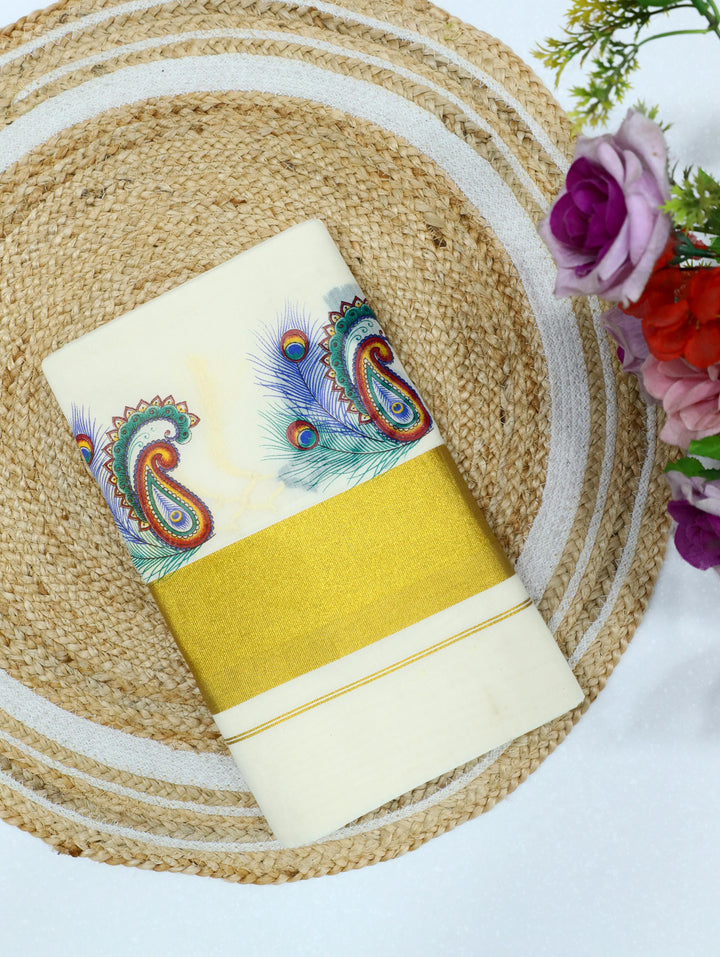 Cotton Kerala Print Saree