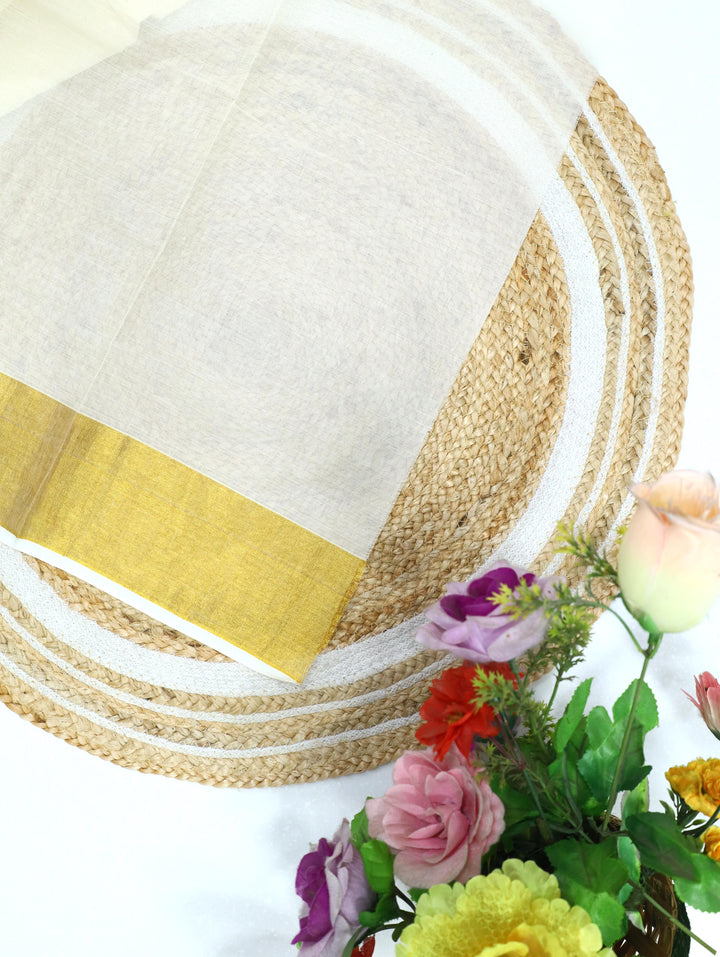 Cotton Kerala Print Saree